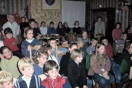 Projection  la mairie