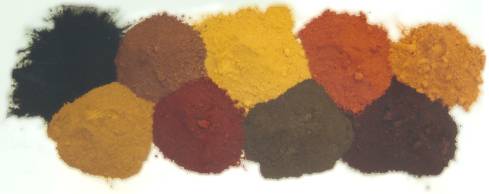 ocres et couleurs naturels
