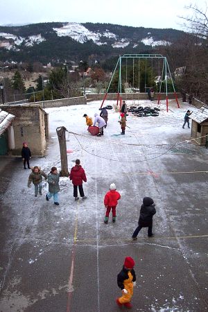 Un petit saupoudrage de neige ce vendredi matin