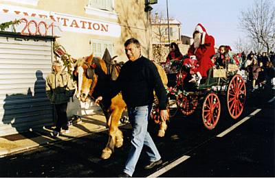 La calèche du Père Noël