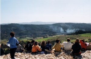 Devant le paysage