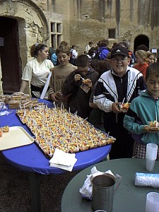 Le goûter final.
